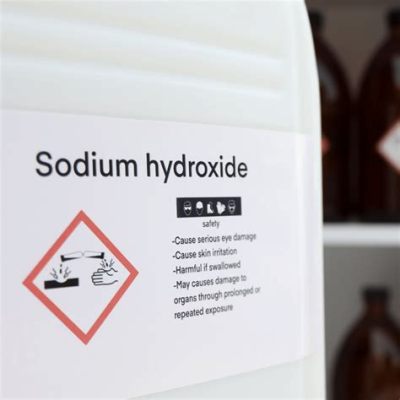  Sodium Hydroxide -  Thực Thể Hóa Học Mạnh Mẽ Cho Công Nghiệp Lớn!